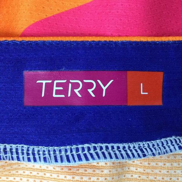 Terry Cycling Top Full Zipper Womens Large - Picture 5 of 6